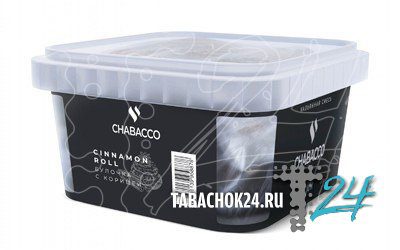 CHABACCO / Бестабачная смесь Chabacco Medium Cinnamon Roll (Булочка с Корицей), 200г в ХукаГиперМаркете Т24