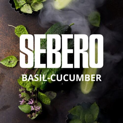 Sebero / Табак Sebero Basil Cucumber, 100г [M] в ХукаГиперМаркете Т24