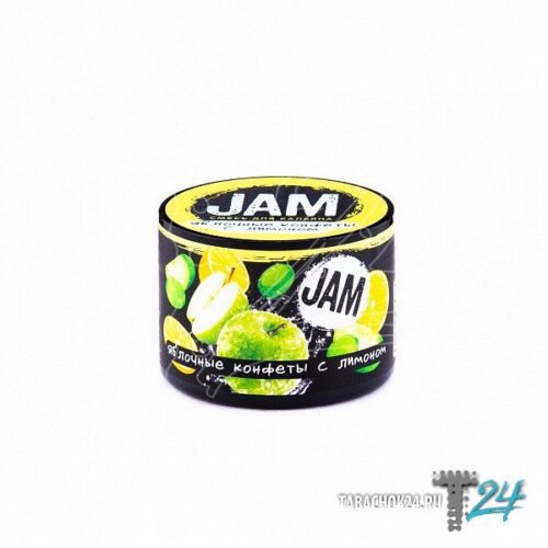 Jam / Бестабачная смесь Jam Яблочные конфеты с лимоном, 50г в ХукаГиперМаркете Т24
