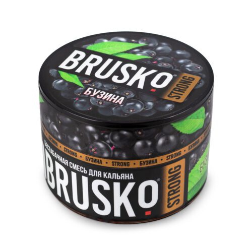 Brusko / Бестабачная смесь Brusko Strong Бузина, 50г в ХукаГиперМаркете Т24