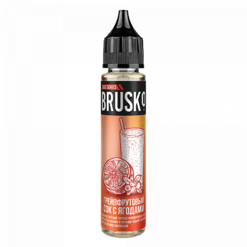 Brusko / Жидкость Brusko Salt Грейпфрутовый сок с ягодами, 30мл, 2% в ХукаГиперМаркете Т24