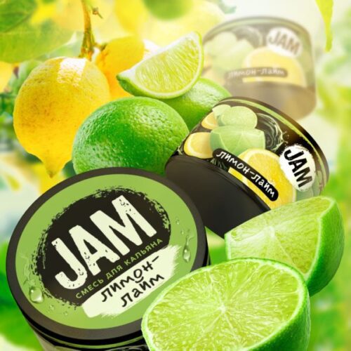 Jam / Бестабачная смесь Jam Лимон Лайм, 250г в ХукаГиперМаркете Т24