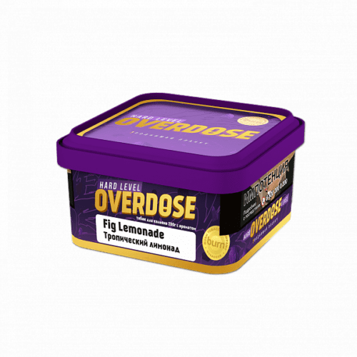 Overdose / Табак Overdose Fig Lemonade, 200г [M] в ХукаГиперМаркете Т24