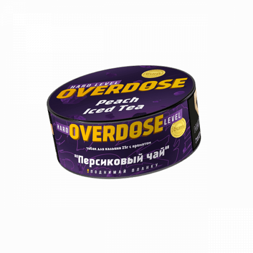 Overdose / Табак Overdose Peach Iced Tea, 25г [M] в ХукаГиперМаркете Т24
