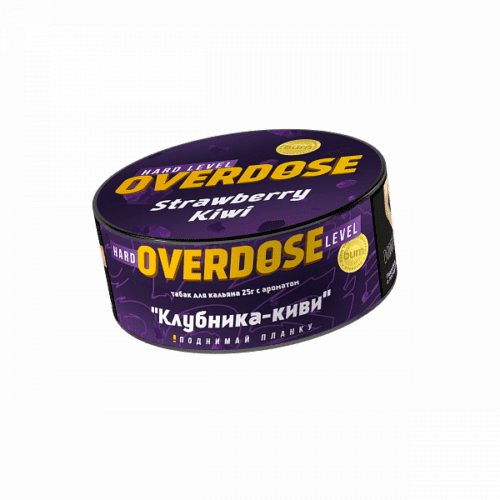 Overdose / Табак Overdose Strawberry Kiwi, 25г [M] в ХукаГиперМаркете Т24