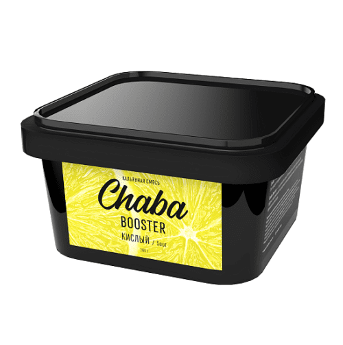 CHABACCO / Бестабачная смесь Chabacco Chaba booster кислый, 200г (без никотина) в ХукаГиперМаркете Т24