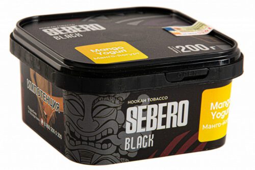 Sebero / Табак Sebero Black Mango yogurt, 200г [M] в ХукаГиперМаркете Т24