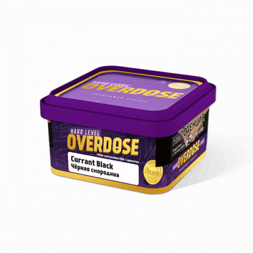 Overdose / Табак Overdose Currant Black, 200г [M] в ХукаГиперМаркете Т24