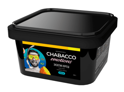 CHABACCO / Бестабачная смесь Chabacco Emotions Medium Exotic fresh, 200г в ХукаГиперМаркете Т24