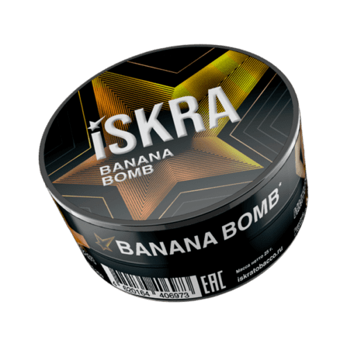 Iskra / Табак Iskra Banana Bomb, 25г [M] в ХукаГиперМаркете Т24