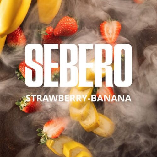 Sebero / Табак Sebero Banana Strawberry, 200г [M] в ХукаГиперМаркете Т24