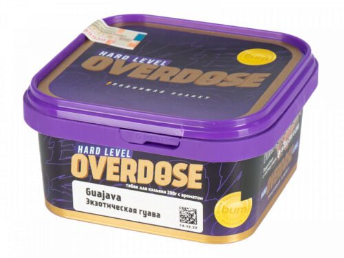 Overdose / Табак Overdose Guajava, 200г [M] в ХукаГиперМаркете Т24