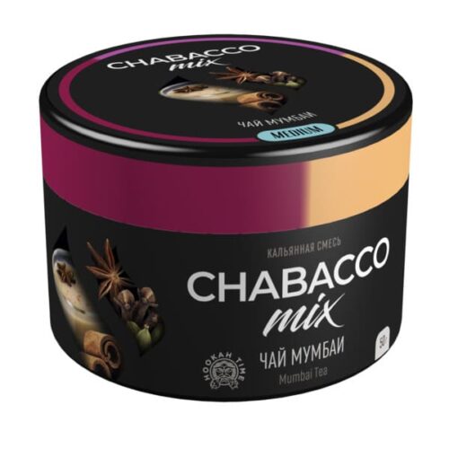 CHABACCO / Бестабачная смесь Chabacco Mix Medium Mumbai Tea, 50г [M] в ХукаГиперМаркете Т24